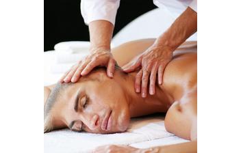 Therapeutic massage session by professional therapist